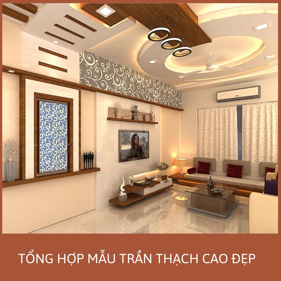 TỔNG HỢP MẪU TRẦN THẠCH CAO ĐẸP 
